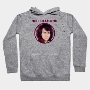 neil diamond || burgundy Hoodie